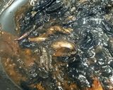イカ墨のパスタ作り方8写真
