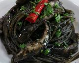 イカ墨のパスタ作り方9写真