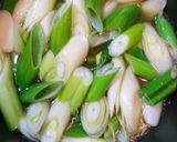 簡単！ネギたっぷり美味♪豚バラにんにく鍋作り方4写真