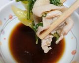 簡単！ネギたっぷり美味♪豚バラにんにく鍋作り方7写真