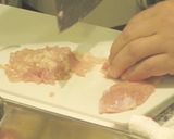 鶏肉の甘味噌炒めレタス包み作り方1写真
