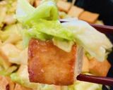 キャベツ消費●厚揚げとキャベツのみそ炒め作り方7写真
