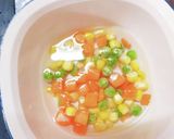 離乳食手づかみ☆可愛いカラフルポテト作り方1写真
