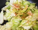 自己ベストで作るキャベツと豚肉の生姜焼作り方13写真