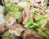 自己ベストで作るキャベツと豚肉の生姜焼作り方14写真
