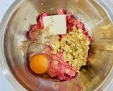 柔らか♡豆腐ハンバーグロコモコプレート♡作り方9写真