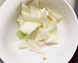 レンジ肉無豆腐すき焼き風肉豆腐味野菜炒め作り方6写真