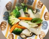 レンジ肉無豆腐すき焼き風肉豆腐味野菜炒め作り方14写真