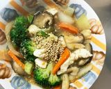 レンジ肉無豆腐すき焼き風肉豆腐味野菜炒め作り方18写真