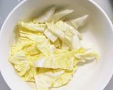 レンジ肉なし味噌鍋味白菜筍春雨回鍋肉風作り方6写真
