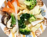レンジ肉なし味噌鍋味白菜筍春雨回鍋肉風作り方15写真