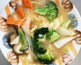 レンジ肉なし味噌鍋味白菜筍春雨回鍋肉風作り方16写真