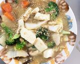 レンジ肉なし味噌鍋味白菜筍春雨回鍋肉風作り方17写真