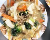 レンジ肉なし味噌鍋味白菜筍春雨回鍋肉風作り方20写真