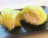 〖豚バラ肉と切り餅の和風ロールキャベツ〗作り方5写真
