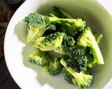 もやしブロッコリーオイマヨ炒め味野菜炒め作り方5写真