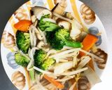 もやしブロッコリーオイマヨ炒め味野菜炒め作り方12写真
