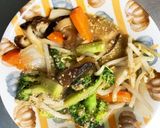 もやしブロッコリーオイマヨ炒め味野菜炒め作り方13写真