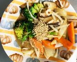 もやしブロッコリーオイマヨ炒め味野菜炒め作り方16写真