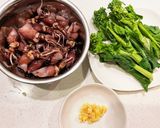 春の味ホタルイカと菜の花のバルサミコ炒め作り方2写真