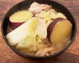 【初心者向け】さつまいもの、具沢山味噌汁作り方6写真
