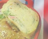 マヨ明太子の卵焼き♡(❊´︶`❊)。۞作り方5写真