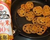 食卓に春♥️ピンクのシャキシャキ蓮根炒め作り方4写真