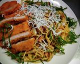 釜揚げシラス、ツナとキノコの和風パスタ！作り方5写真