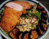 厚切り豚カツ入り納豆パスタ@≧↺≦@)❩作り方5写真