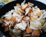 白菜・厚揚げ・筍の中華炒め作り方7写真