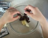 ＜子どもレシピ＞レンチン3分！ブラウニー作り方1写真