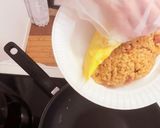 とろーり卵のサラダオムライス作り方6写真