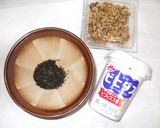 くるみ黒胡麻ヨーグルト♪簡単便秘漢方薬膳作り方1写真