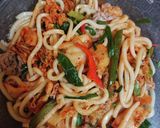 レンチン豚キムチうどん作り方5写真