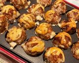 たこ焼き器で焼く！野菜たっぷり揚げ焼売作り方8写真