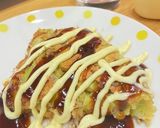 山芋なし!もちふわモリンガ入りお好み焼き作り方8写真