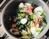 ダシダで作る牛肉とワカメのスープ^ ^作り方3写真