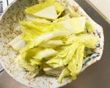 隙間埋め白菜ブロッコリー彩温野菜サラダ作り方3写真
