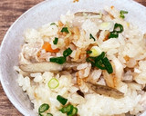 手羽中とエリンギの炊き込みご飯作り方8写真