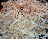 鶏ハラミとネギともやしの塩こしょう炒め作り方4写真