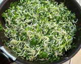 超簡単！しらすと春菊の混ぜご飯　作り方3写真