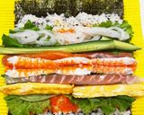 恵方巻きに♡豪華海鮮太巻き寿司作り方4写真