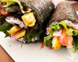 恵方巻きに♡豪華海鮮太巻き寿司作り方9写真