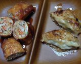 餃子の具で信田巻き作り方6写真