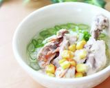 鶏手羽元とにんにくのあったかスープご飯☆作り方21写真