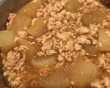 大根あんかけ鶏そぼろ作り方4写真