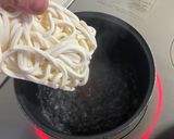 バターしょうゆ焼きうどん(^▽^)o作り方2写真