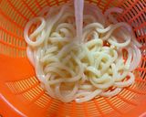 バターしょうゆ焼きうどん(^▽^)o作り方3写真
