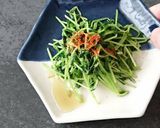 豆苗が止まらない。豆苗だけナムル作り方4写真