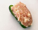 はんぺんで柔らか！ピーマンの肉詰め作り方5写真